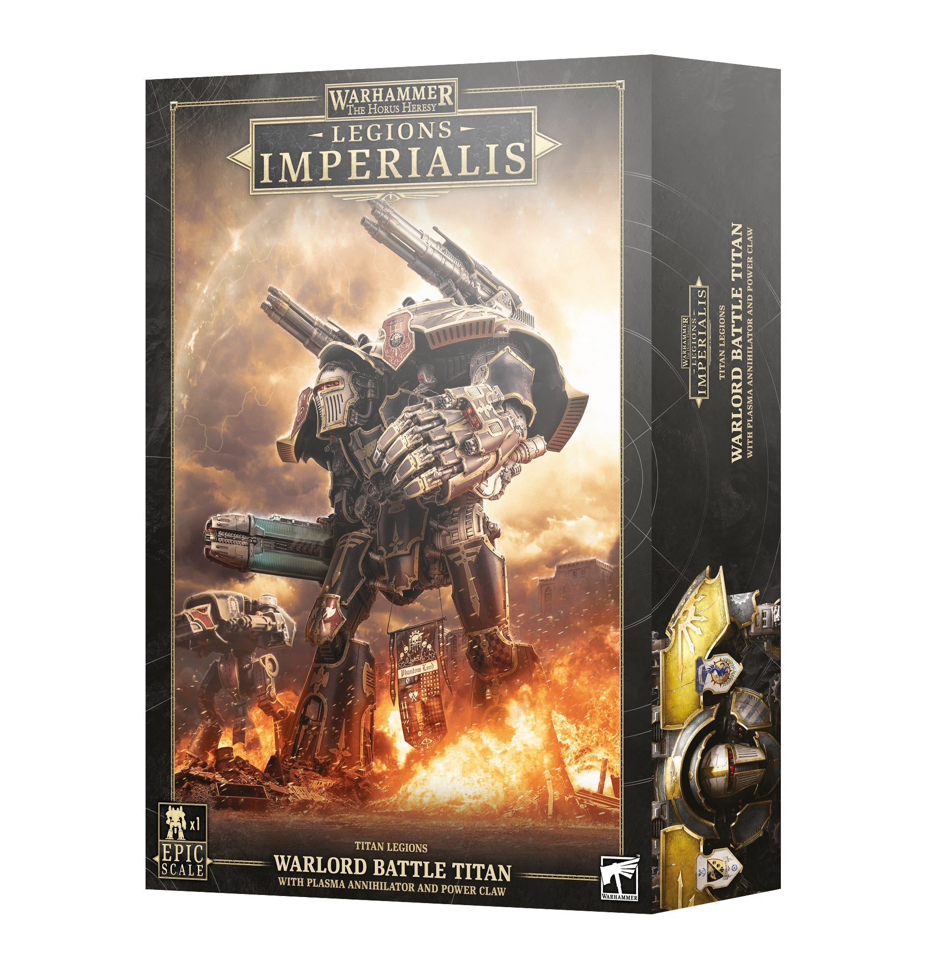 Legions Imperialis Titan Legions Warlord Battle Titan with Plasma Annihilator and Power Claw - Dark Crystal Cards