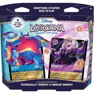Lorcana 2 Player Starter Set Technically Terrific and Madcap Whimsy - Dark Crystal Cards