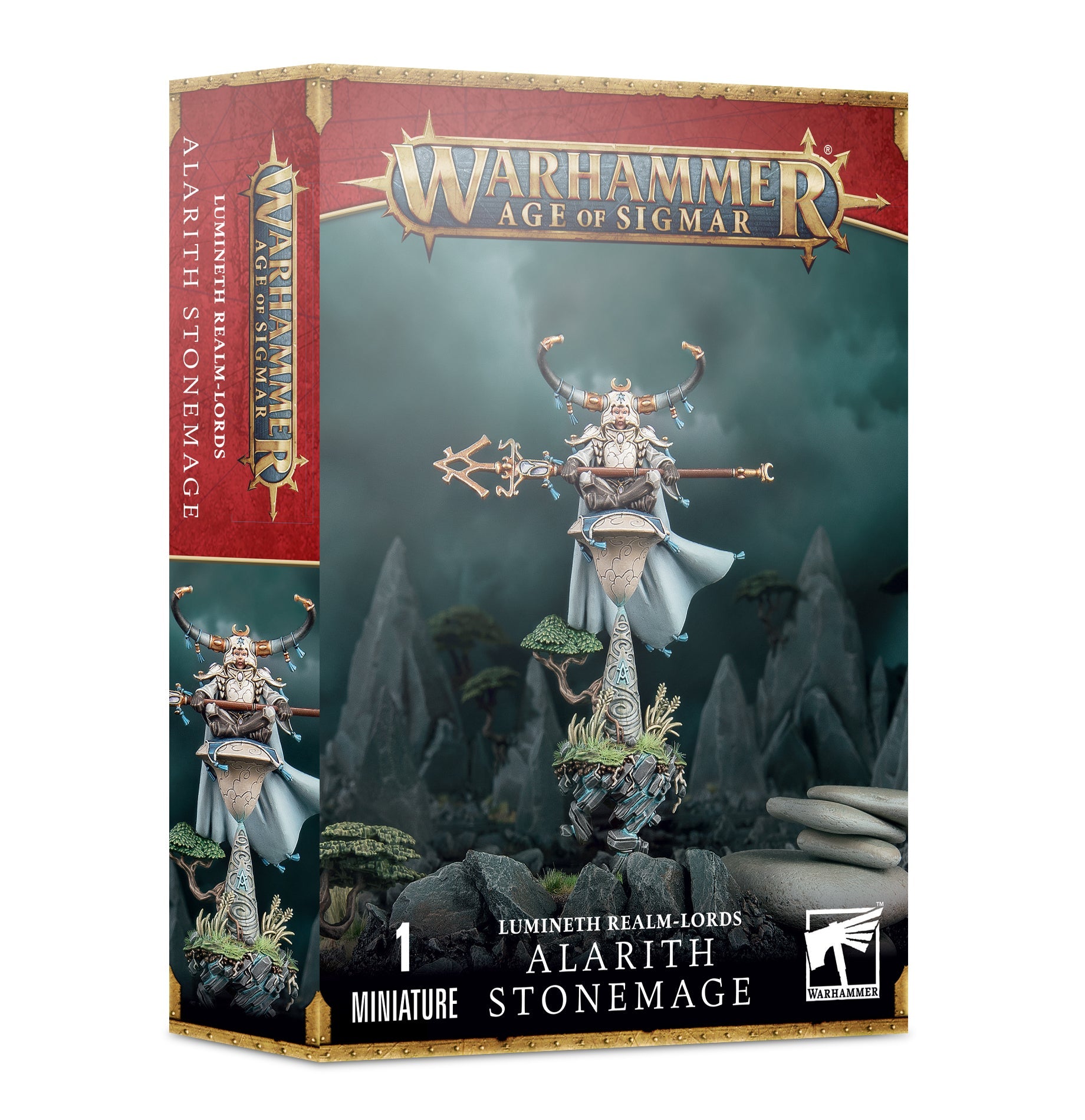 Lumineth Realm Lords Alarith Stonemage - Dark Crystal Cards