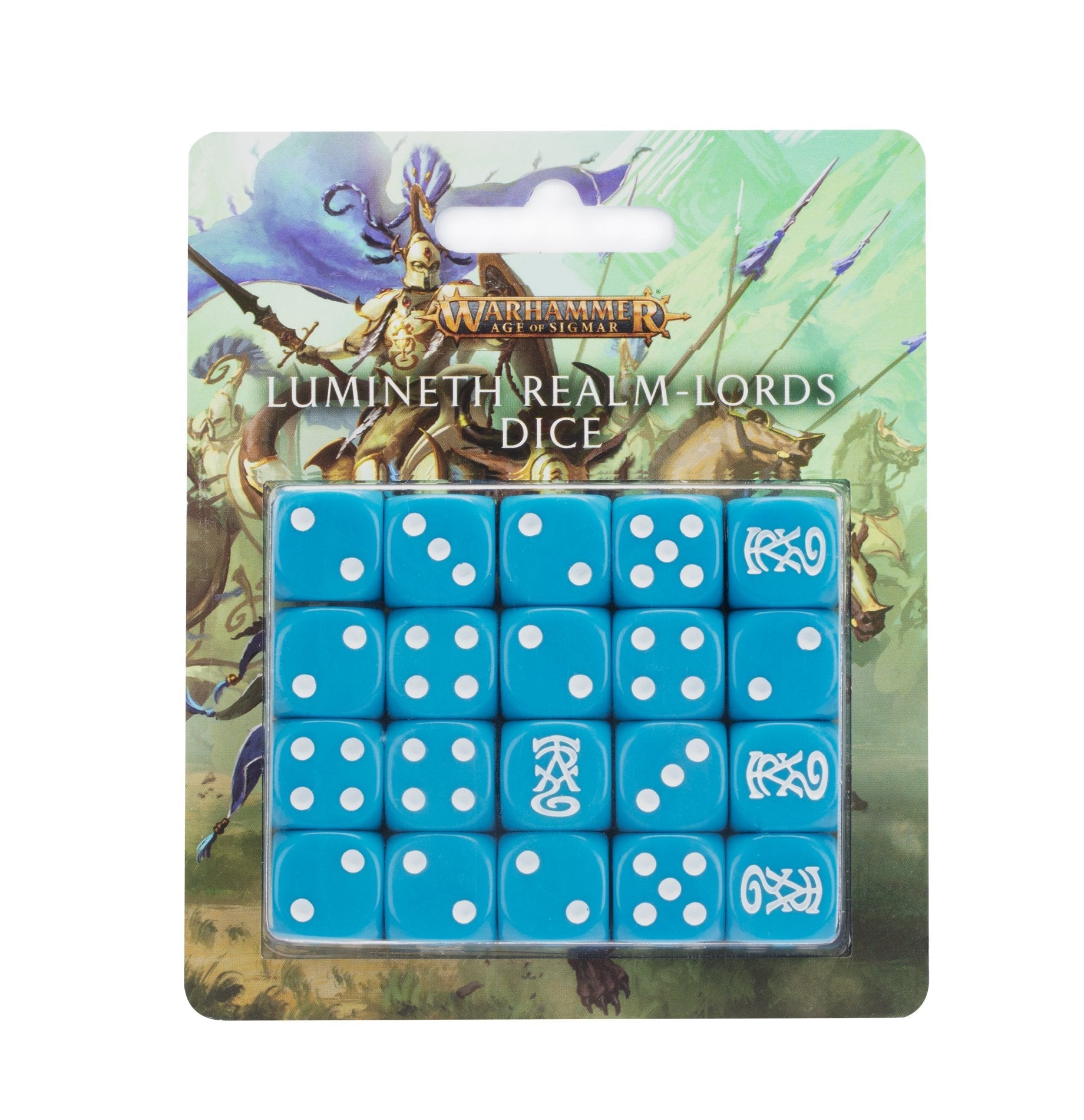 Lumineth Realm Lords Dice Set - Dark Crystal Cards