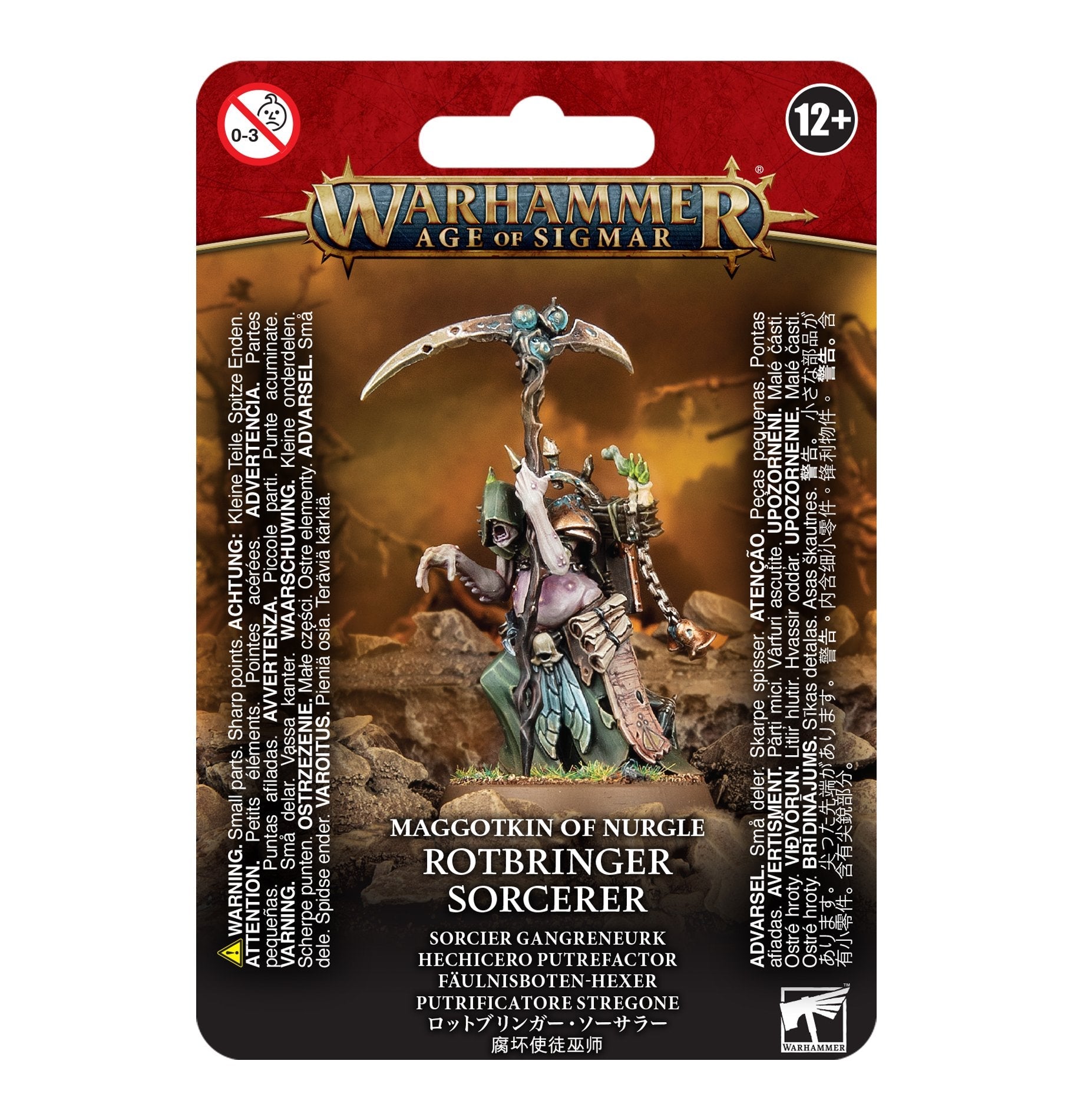 MAGGOTKIN OF NURGLE: ROTBRINGER SORCERER - Dark Crystal Cards