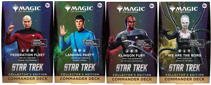 Magic the Gathering Star Trek Collector Commander Deck Set of 4 Pre-order - Dark Crystal Cards
