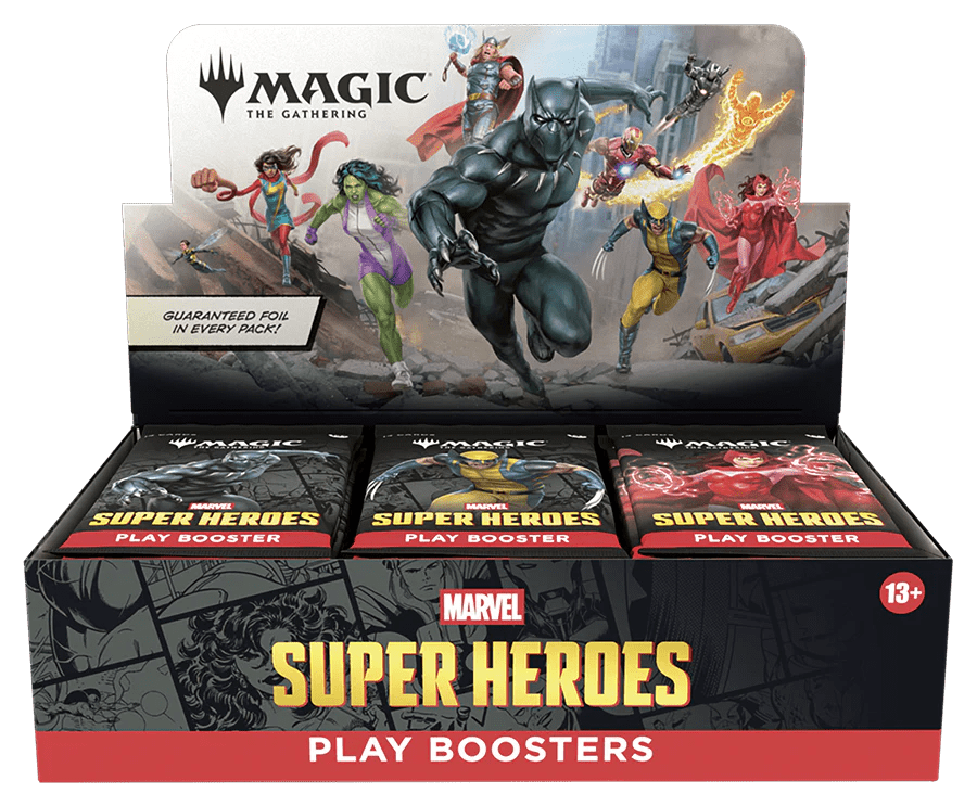 Marvel Super Heroes Booster Box Pre - order - Dark Crystal Cards