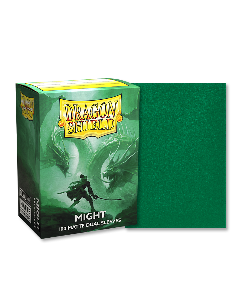 Dragon Shield Dual Sleeve 100ct - Might