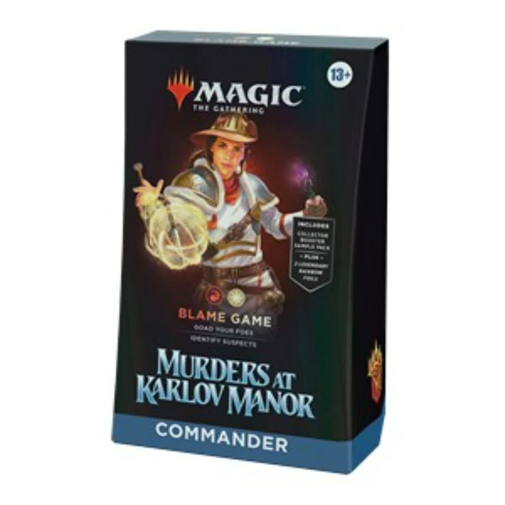 Murders At Karlov Manor Commander Deck Blame Game - Dark Crystal Cards