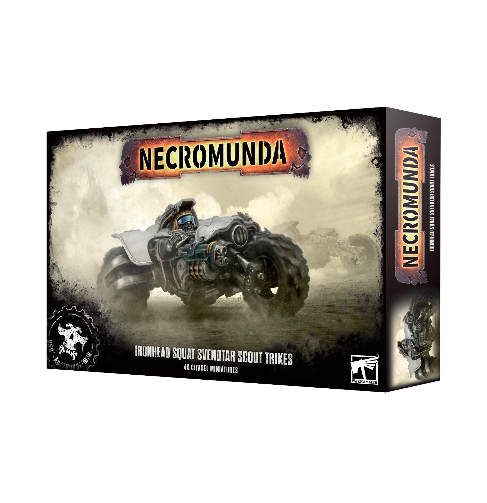 Necromunda Ironhead Squat Prospector Svenotar Scout Trikes Pre - order - Dark Crystal Cards