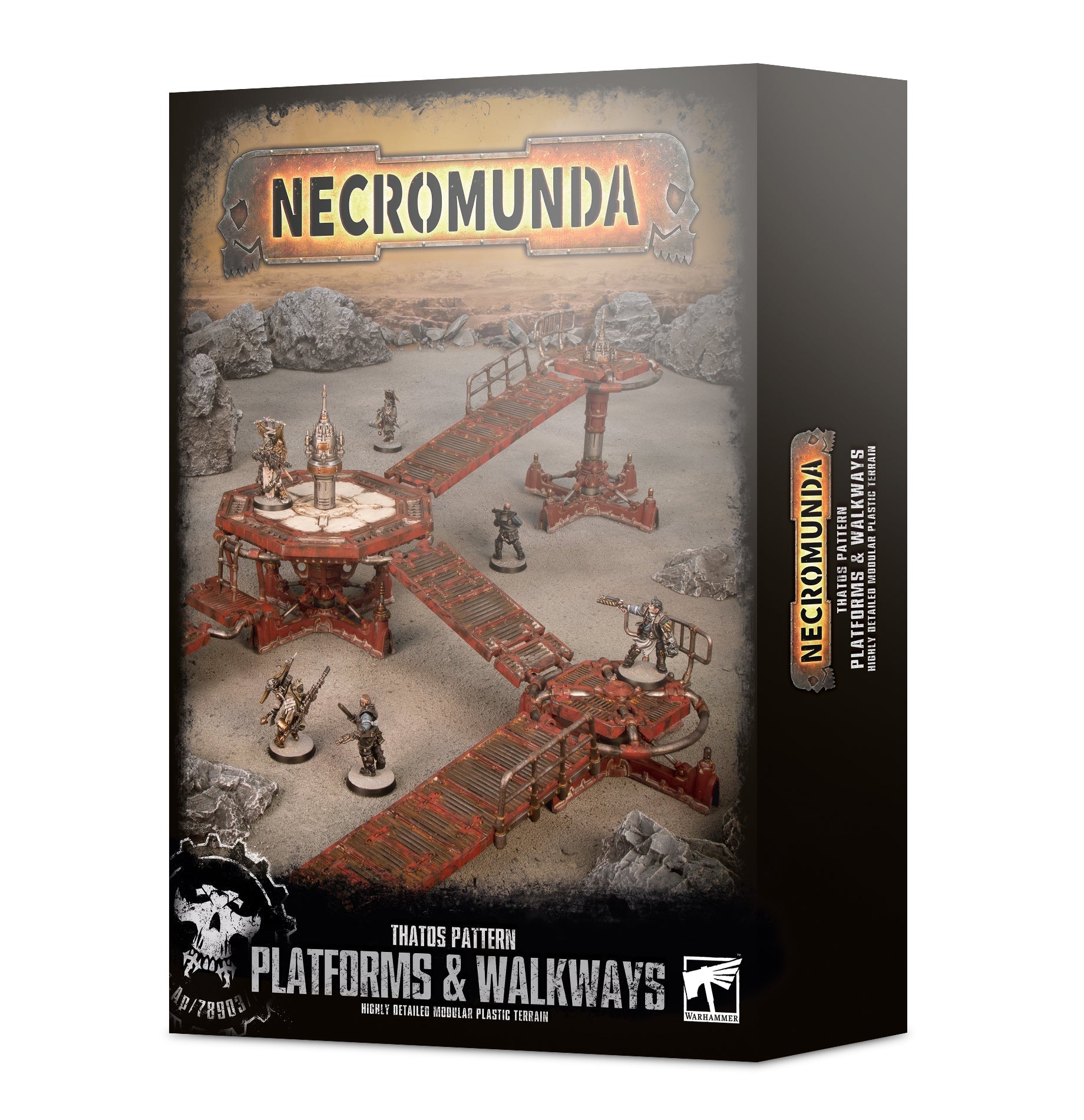 Necromunda Thatos Pattern Platforms and Walkways - Dark Crystal Cards