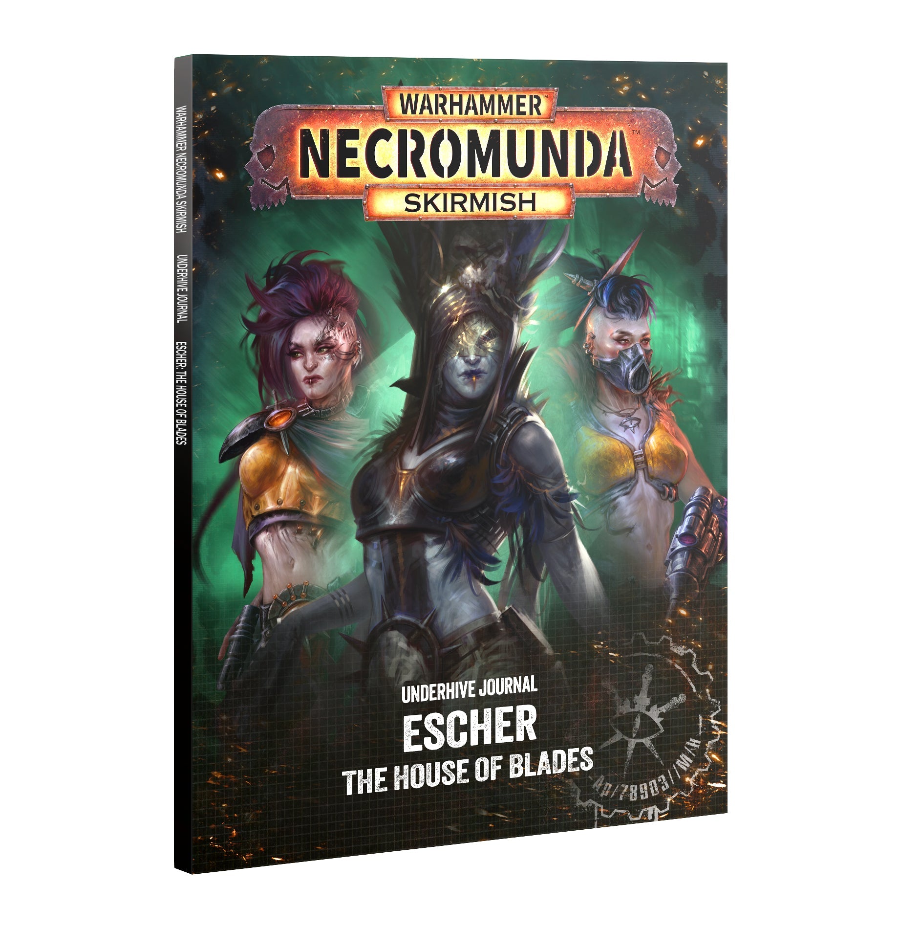 NECROMUNDA UNDERHIVE JOURNAL: ESCHER: HOUSE OF BLADES (Pre-Order) - Dark Crystal Cards