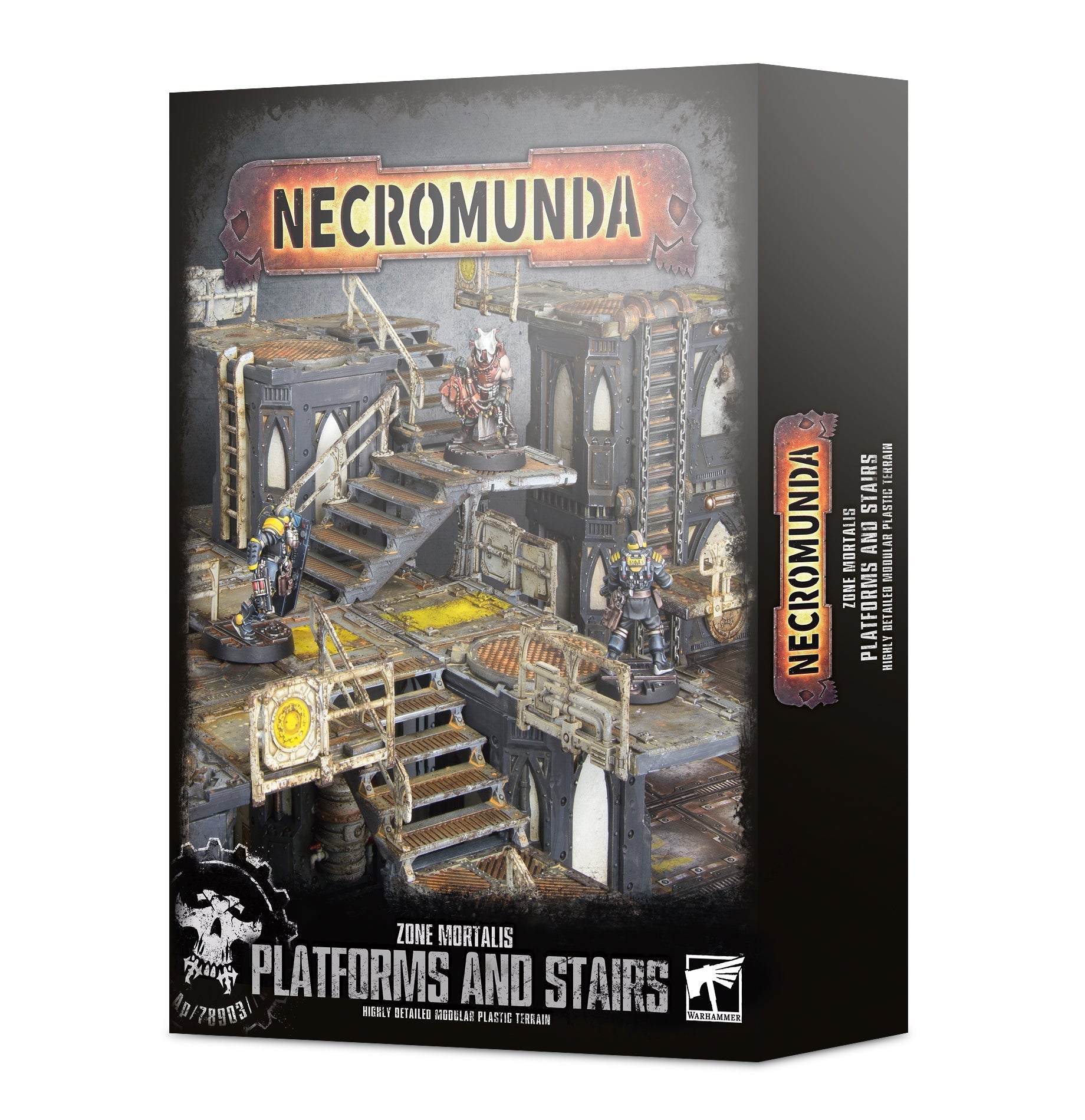 Necromunda Zone Mortalis Platforms and Stairs - Dark Crystal Cards