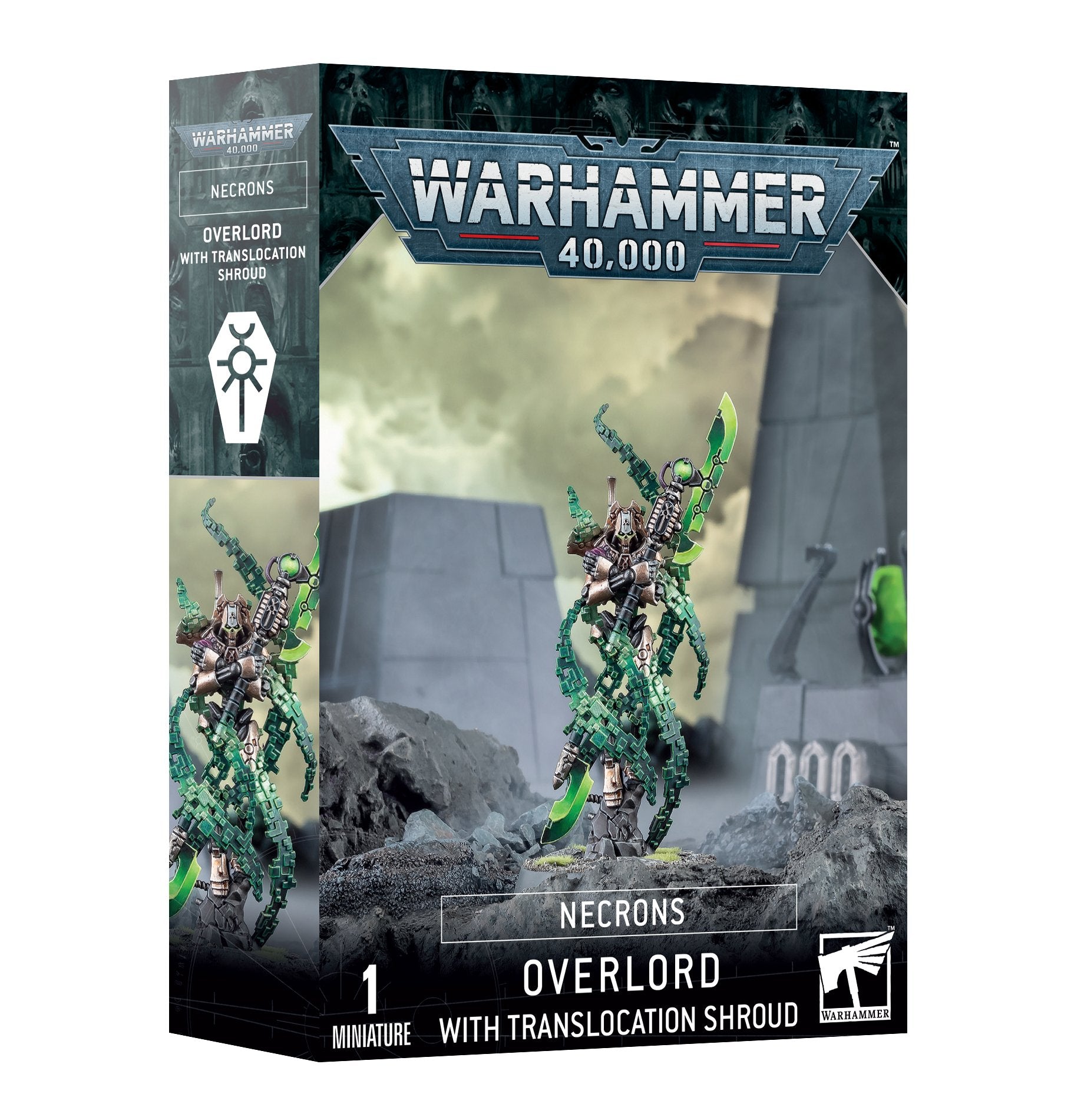 Necrons Overlord With Translocation Shroud - Dark Crystal Cards