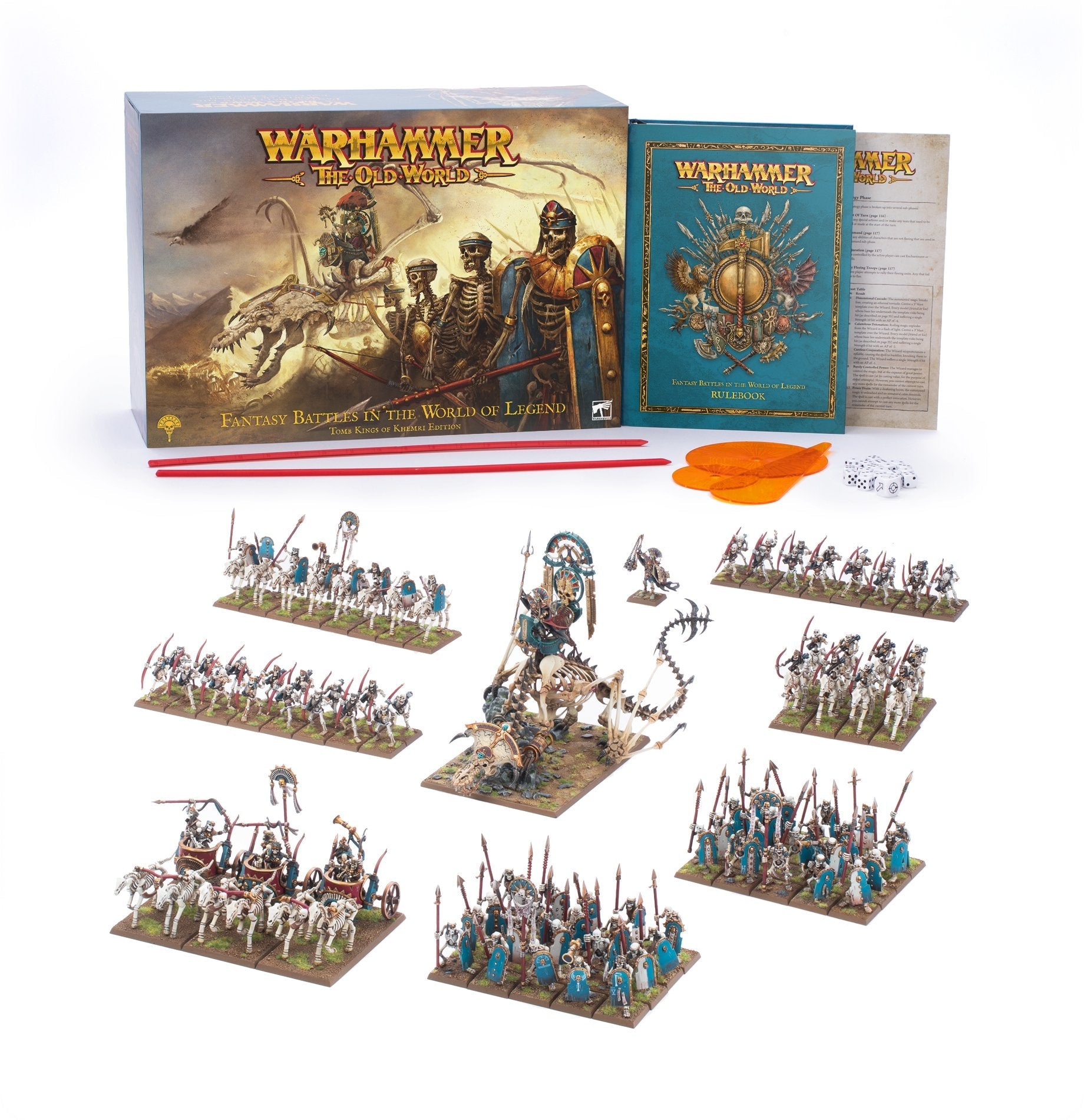 Old World Tomb Kings Of Khemri - Dark Crystal Cards