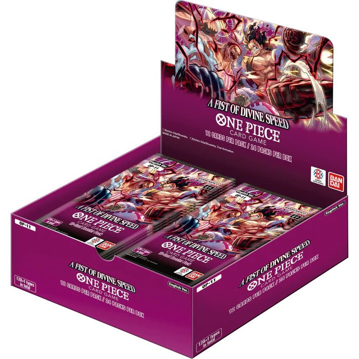 ONE PIECE CG OP - 11 BOOSTER BOX A Fist of Divine Speed - Dark Crystal Cards