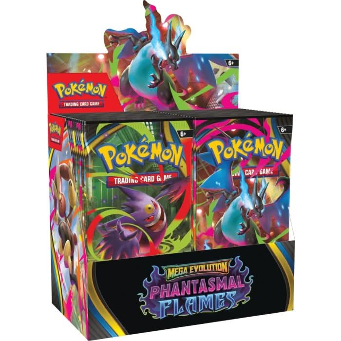 Phantasmal Flames Pokemon Booster Box - Dark Crystal Cards