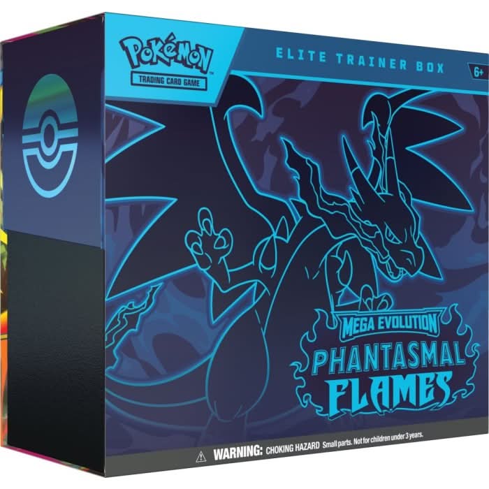 Phantasmal Flames Pokemon Elite Trainer Box - Dark Crystal Cards