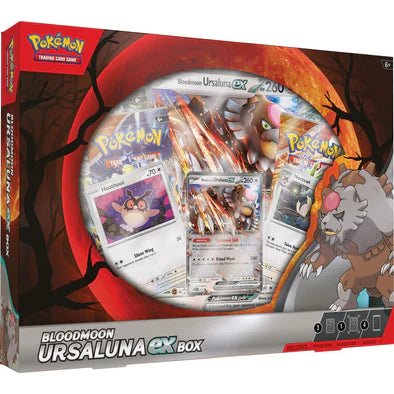 Pokemon Bloodmoon Ursaluna Ex Box - Dark Crystal Cards