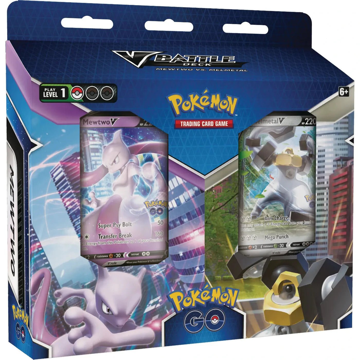 Pokemon Go V Battle Deck Mewtwo Vs Melmetal - Dark Crystal Cards