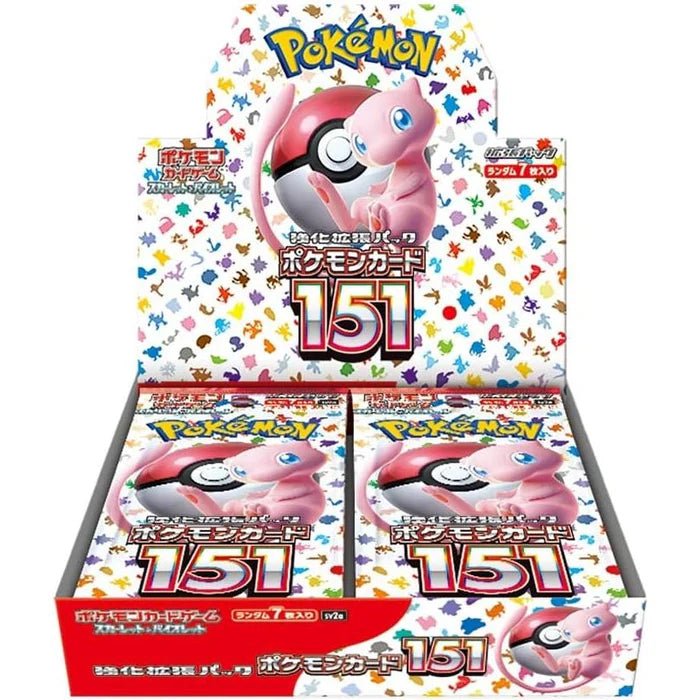 Pokemon Japanese 151 Booster Box SV2A - Dark Crystal Cards