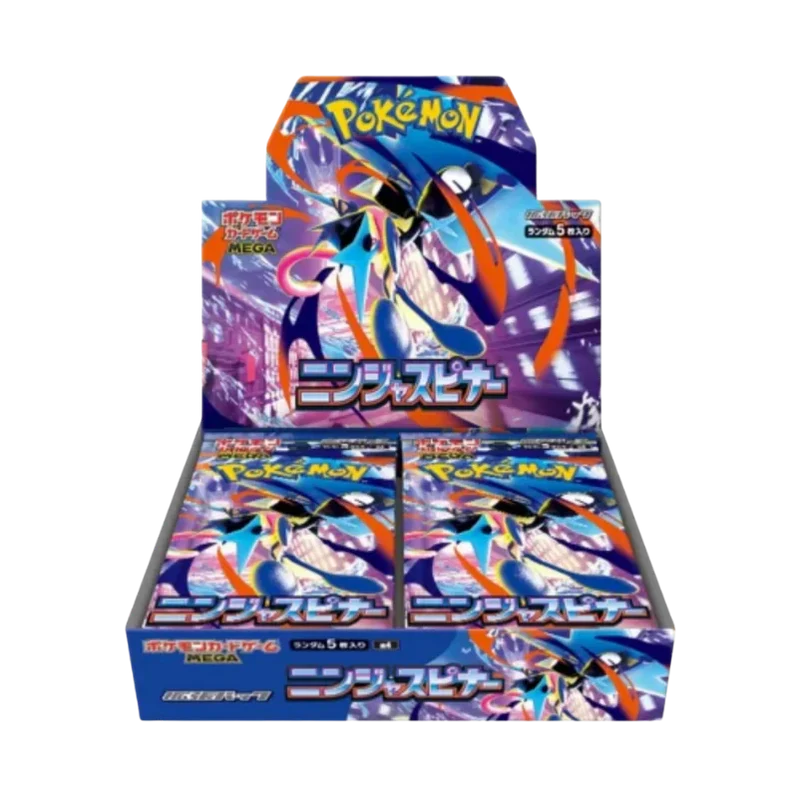 Pokemon Japanese Chaos Rising Ninja Spinner Booster Box M4 - Dark Crystal Cards