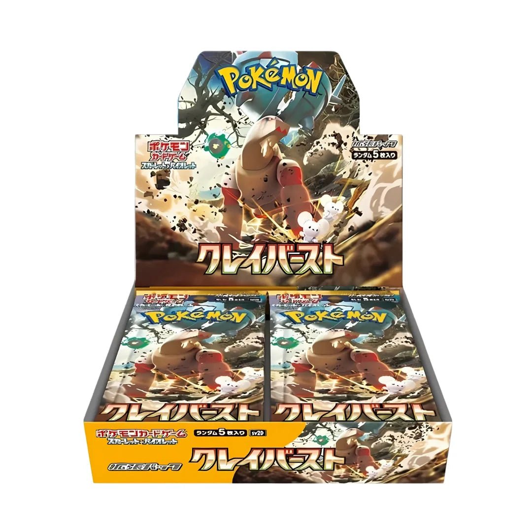 Pokemon Japanese Clay Burst Booster Box Sv2d - Dark Crystal Cards
