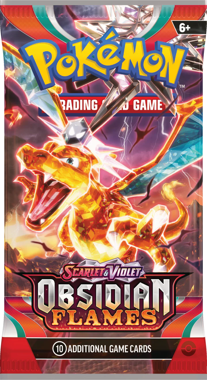 Pokemon Obsidian Flames Booster Pack - Dark Crystal Cards