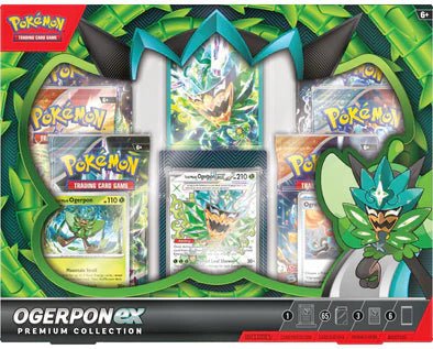 Pokemon Ogerpon EX Premium Collection - Dark Crystal Cards