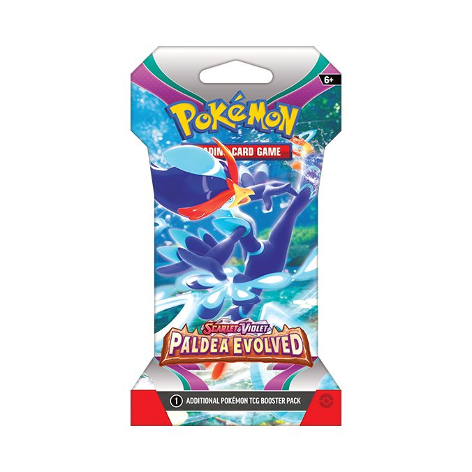 Pokemon Paldea Evolved Booster Pack x1 - Dark Crystal Cards