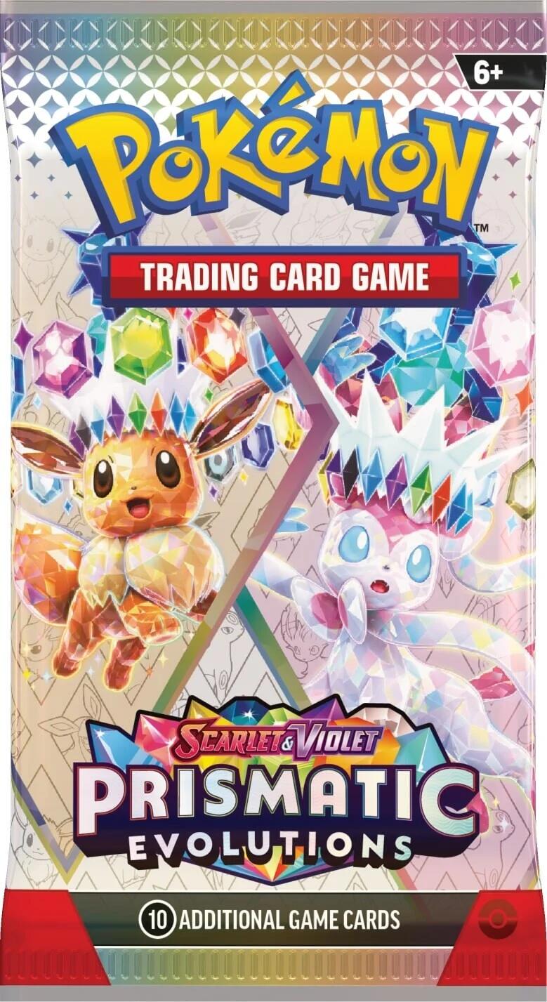 Pokemon Prismatic Evolutions Booster Pack - Dark Crystal Cards