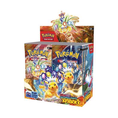 Pokemon Scarlet and Violet Surging Sparks Booster Box - Dark Crystal Cards