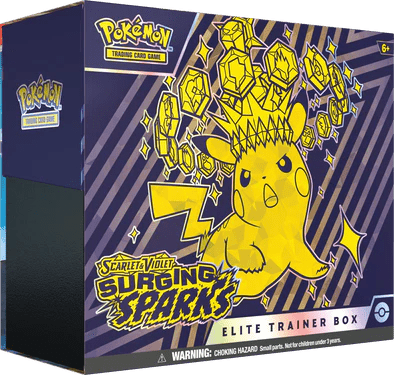 Pokemon Scarlet And Violet Surging Sparks Elite Trainer Box - Dark Crystal Cards