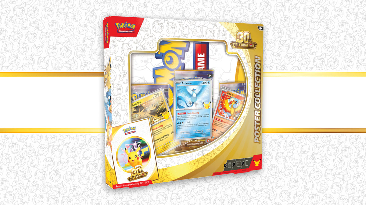 Pokémon TCG: 30th Celebration Poster Collection Pre-order
