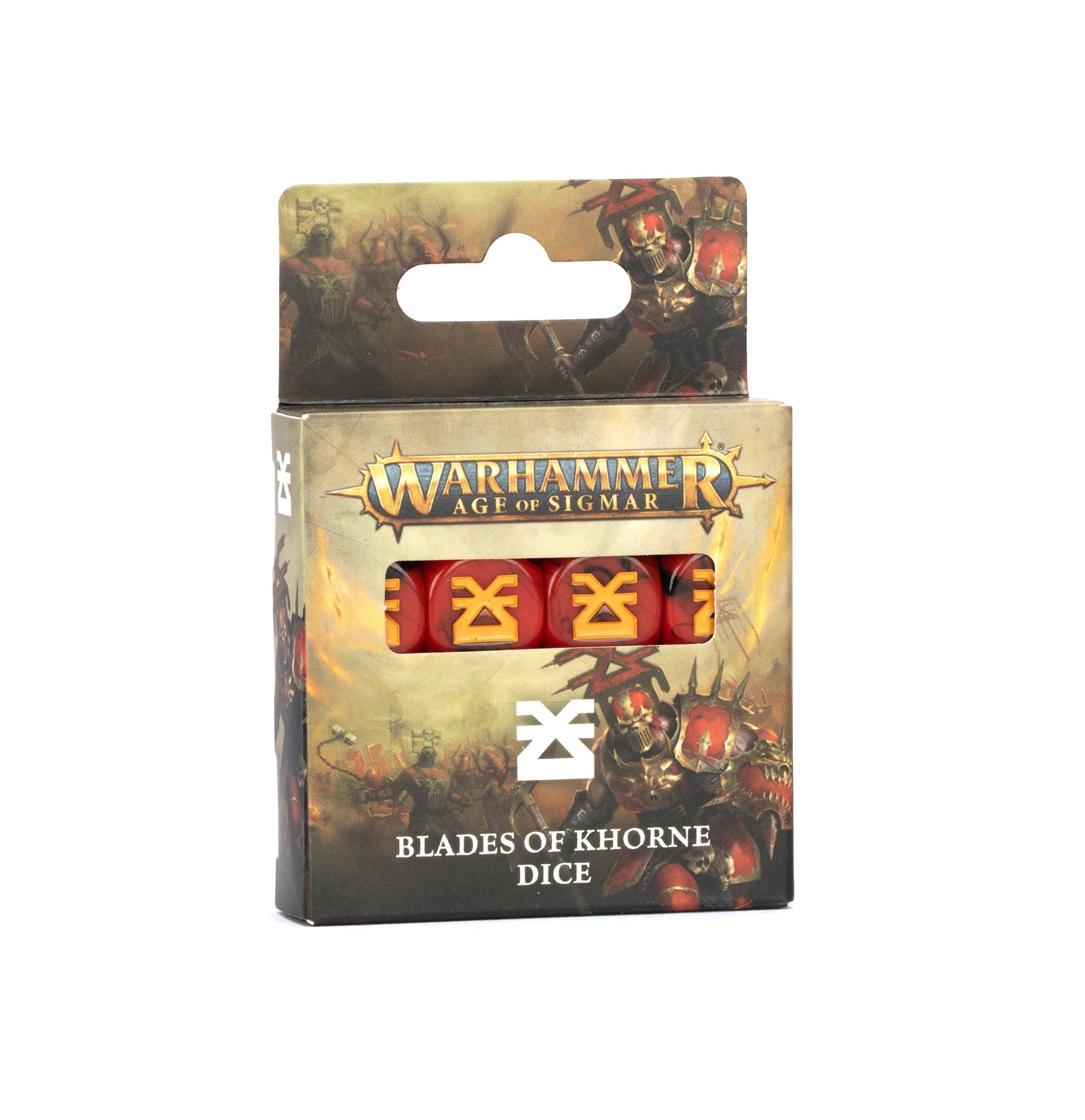 Pre - order Blades of Khorne Dice - Dark Crystal Cards