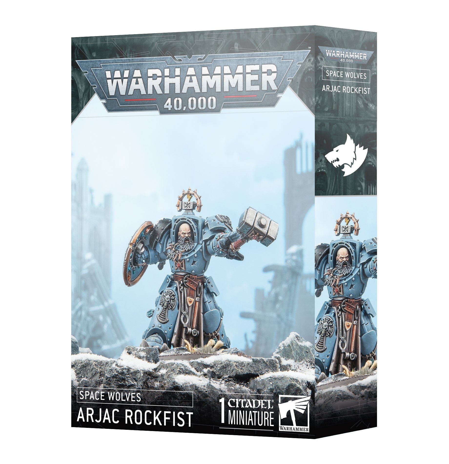 Pre - order Space Wolves Arjac Rockfist - Dark Crystal Cards