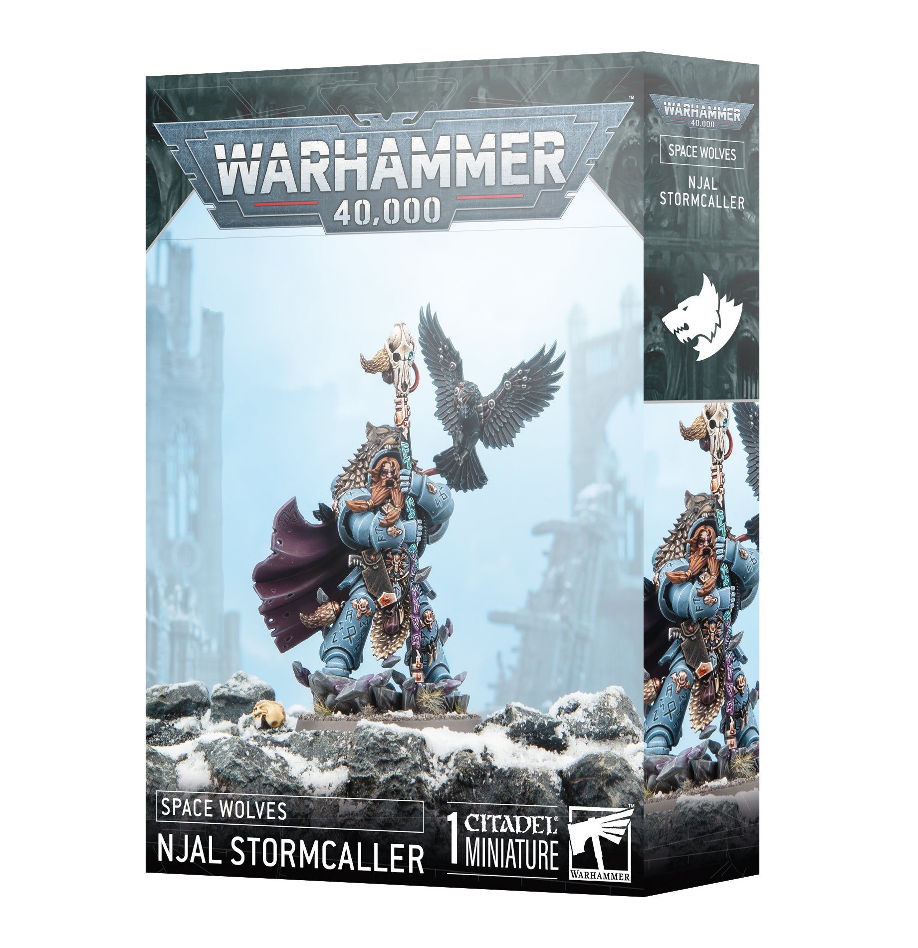 Pre - order Space Wolves Njal Stormcaller - Dark Crystal Cards