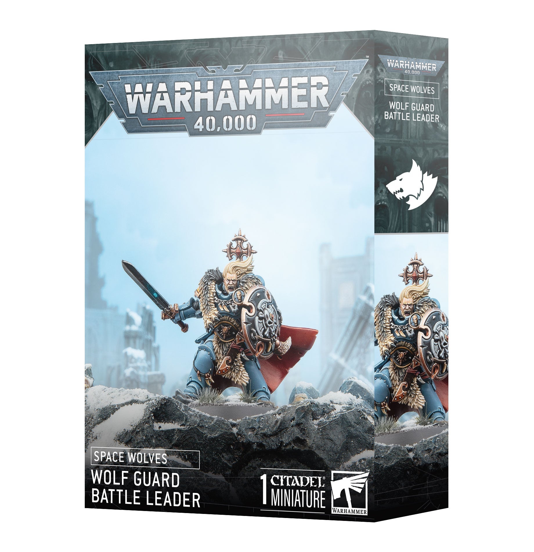 Pre - order Space Wolves Wolf Guard Battle Leader - Dark Crystal Cards