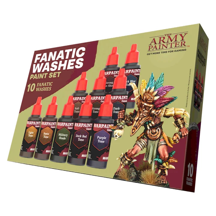 The Army Painter - Warpaints Fanatic Washes Paint Set [WP8068]