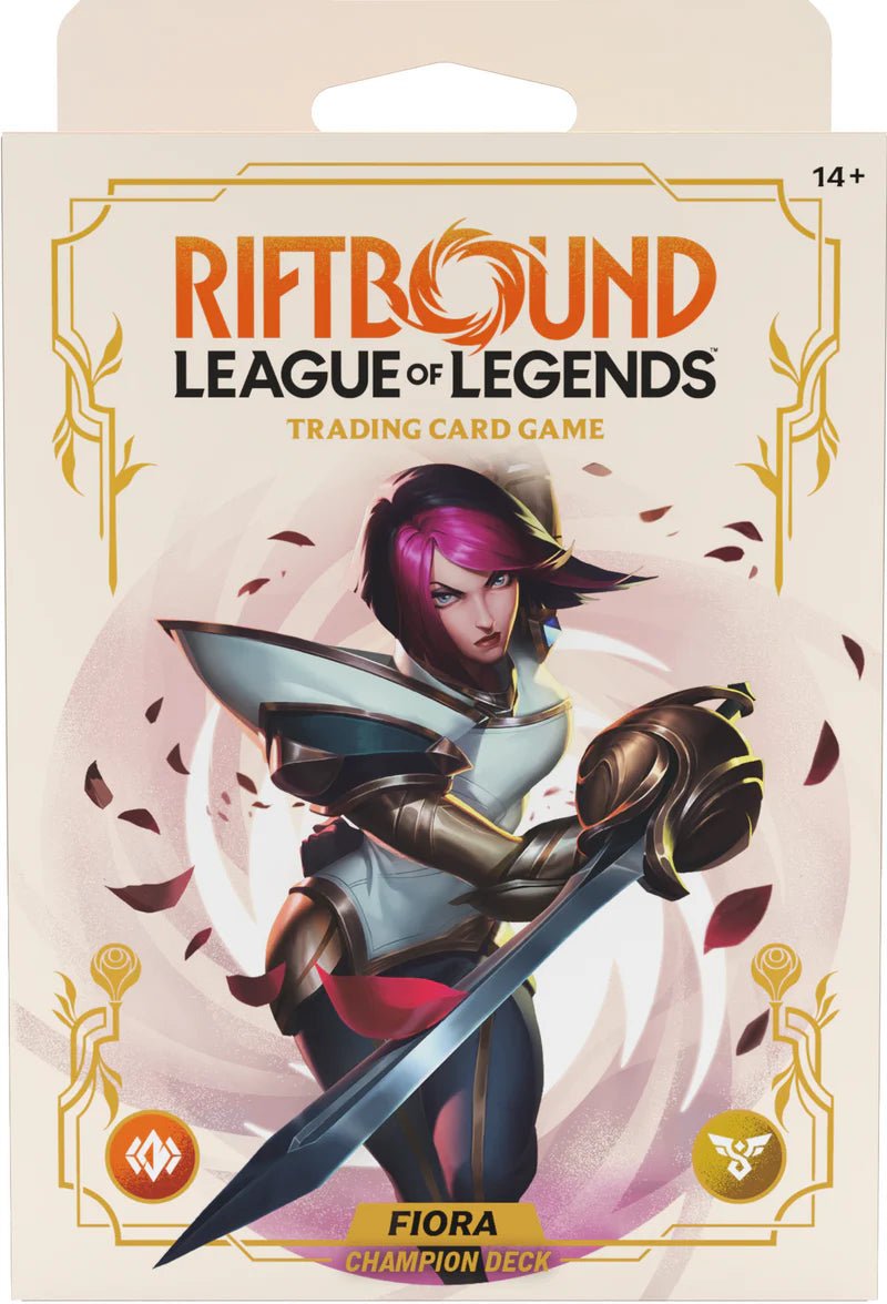 Riftbound League of Legends Spiritforged Champion Deck Fiora - Dark Crystal Cards