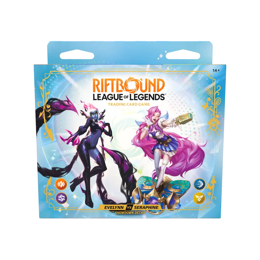 Riftbound League of Legends Trading Card Game Evelynn Vs Seraphine Starter Deck - Dark Crystal Cards