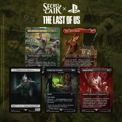 Secret Lair Drop Series - Secret Lair x Playstation: The Last of Us Part 1 (Non - Foil Edition) - Dark Crystal Cards