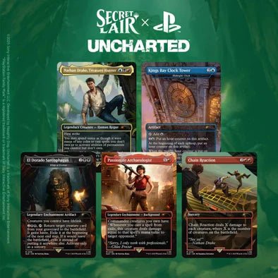 Secret Lair Drop Series - Secret Lair x Playstation: Uncharted (Non - Foil Edition) - Dark Crystal Cards