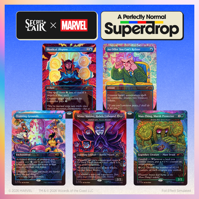 Secret Lair x Marvel: Dan Hipp Foil Edition - Dark Crystal Cards