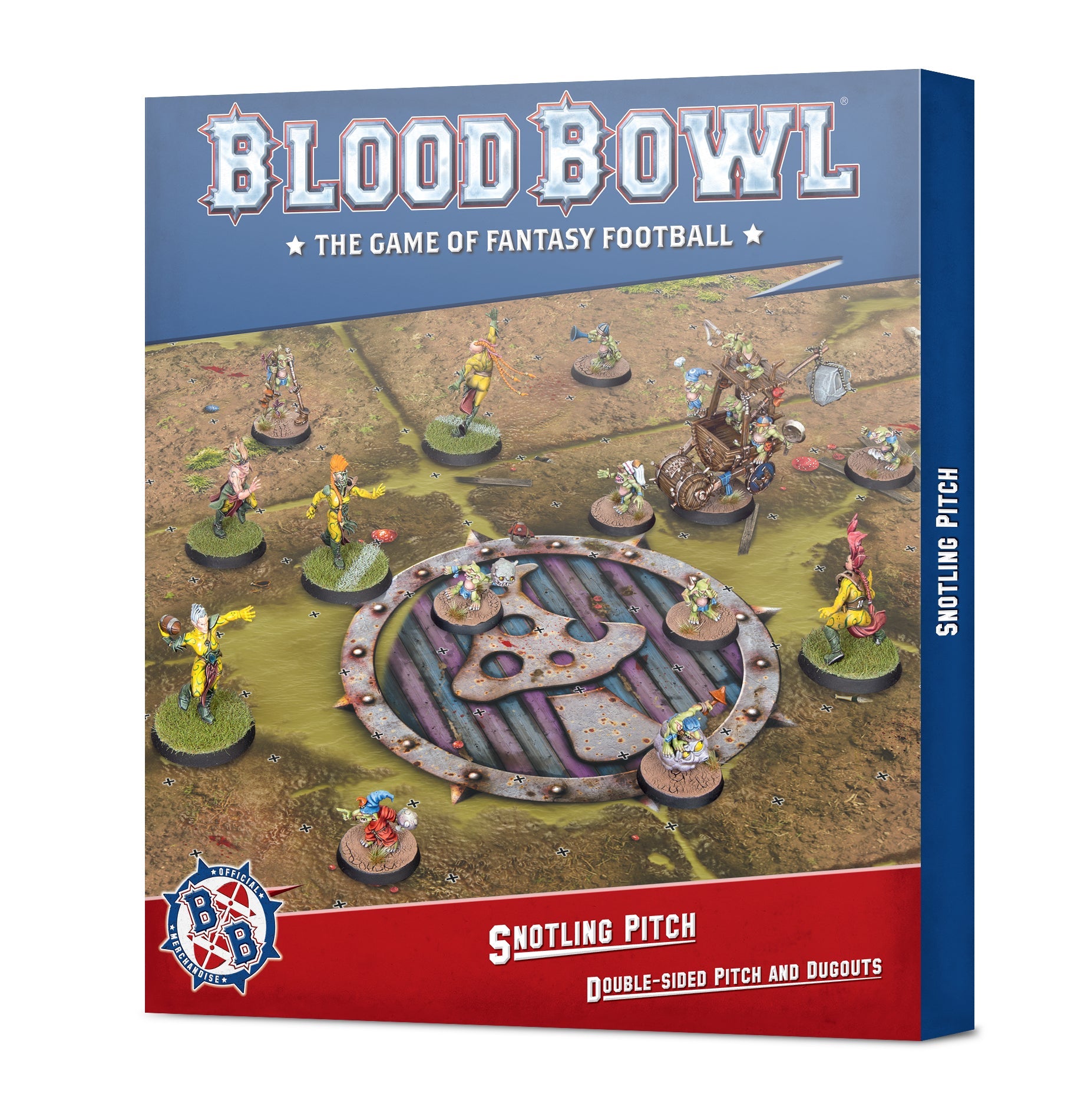 Snotling Pitch Double - sided Pitch and Dugouts Set - Dark Crystal Cards