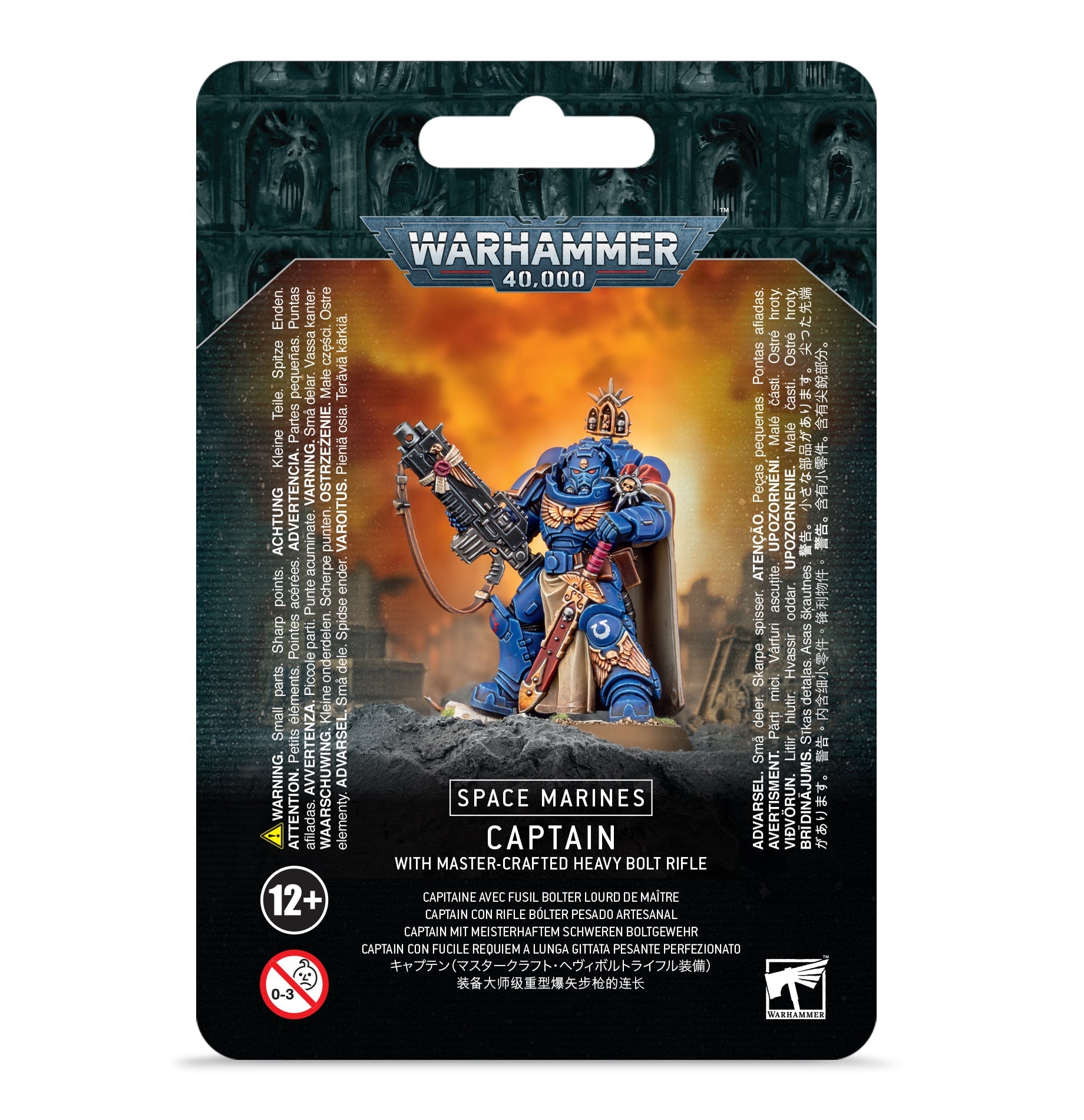 Space Marines Captain With Master Crafted Heavy Bolt Rifle - Dark Crystal Cards