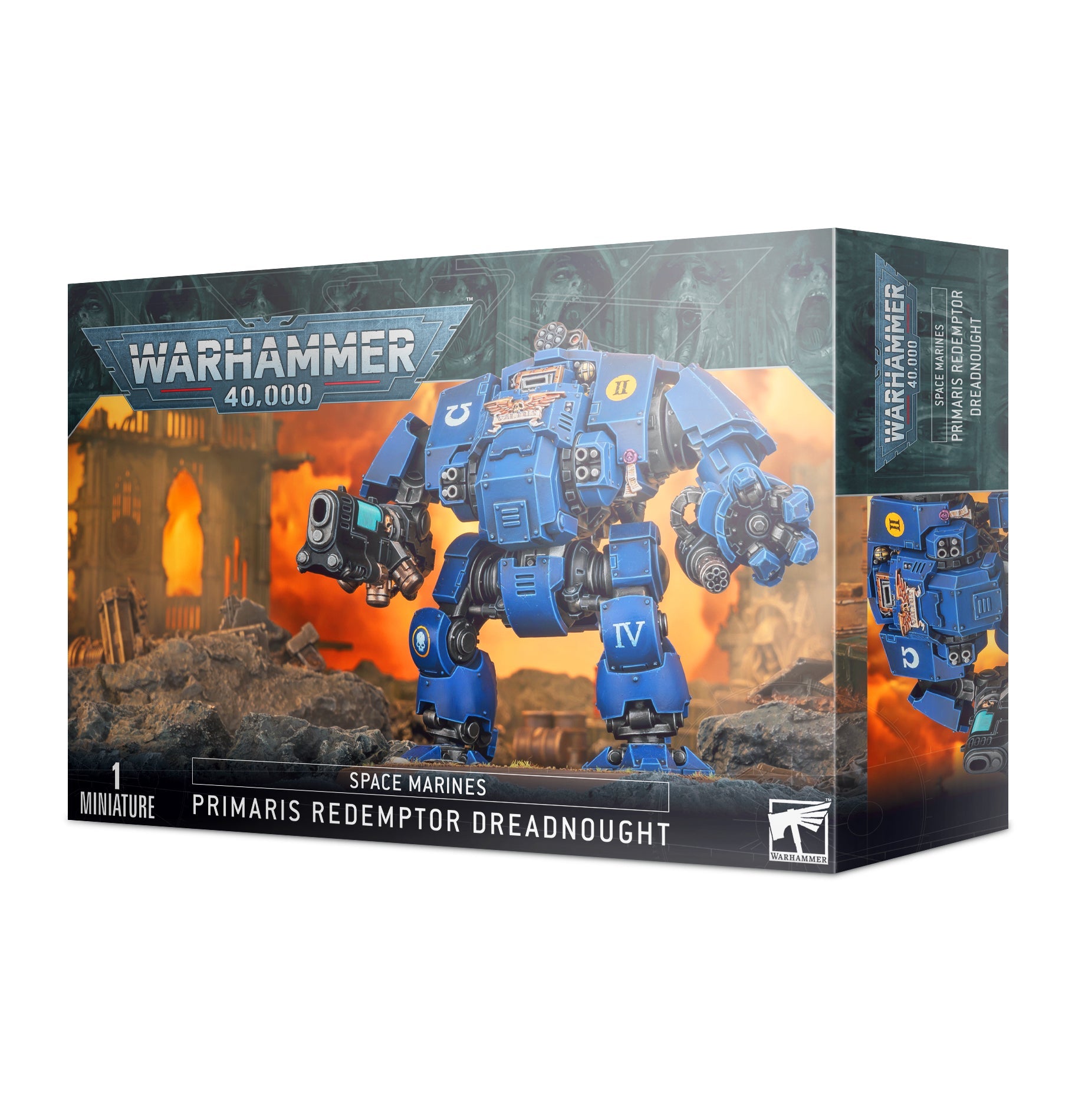 Space Marines Primaris Redemptor Dreadnought - Dark Crystal Cards