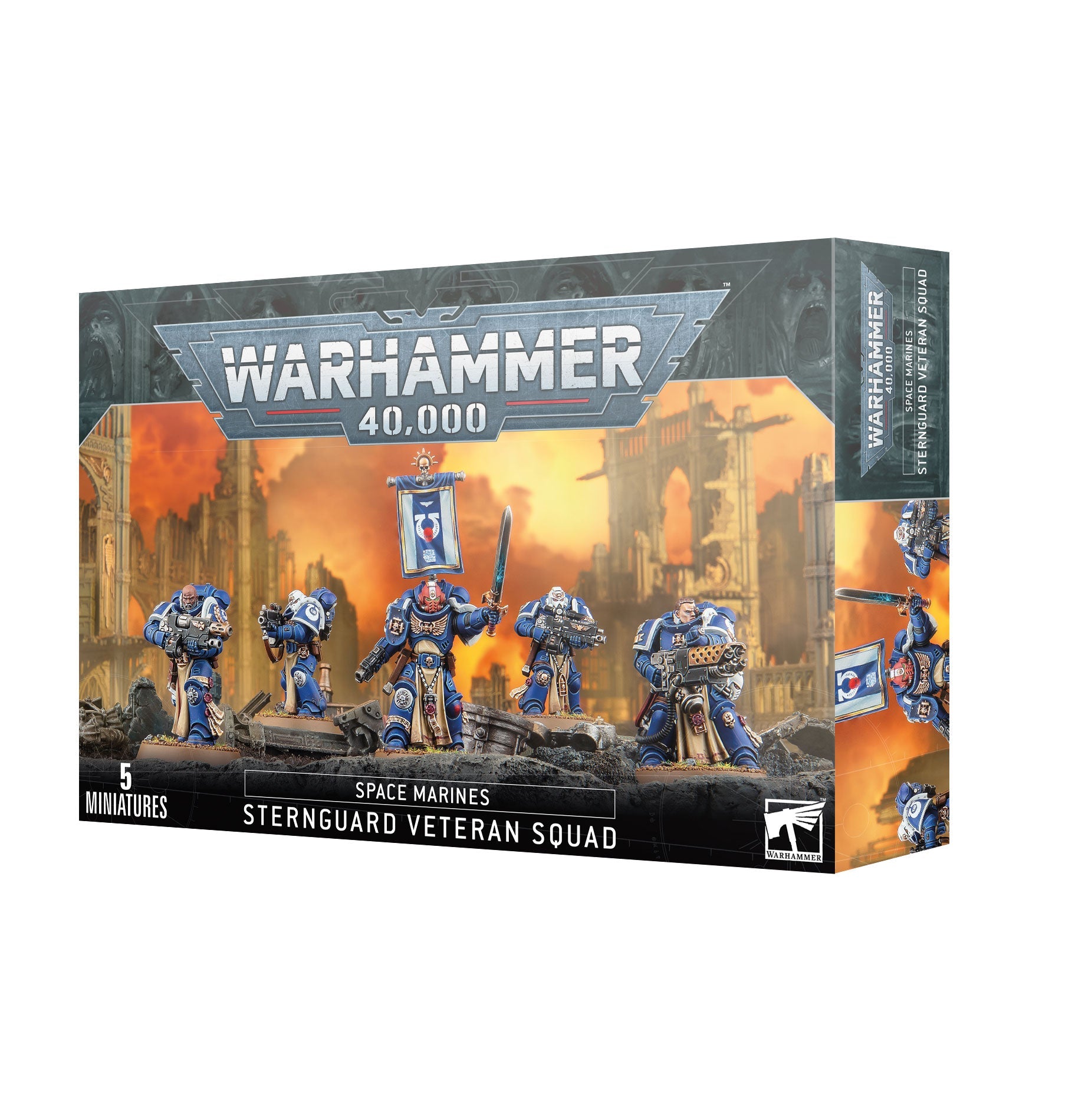 Space Marines Sternguard Veteran Squad - Dark Crystal Cards