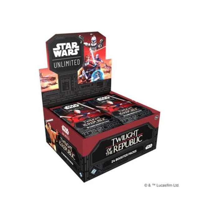 Star Wars Unlimited Twilight of the Republic Booster Box Nov 8 Pre-order - Dark Crystal Cards Star Wars Unlimited Twilight of the Republic Booster Box Nov 8 Pre-order - Dark Crystal Cards