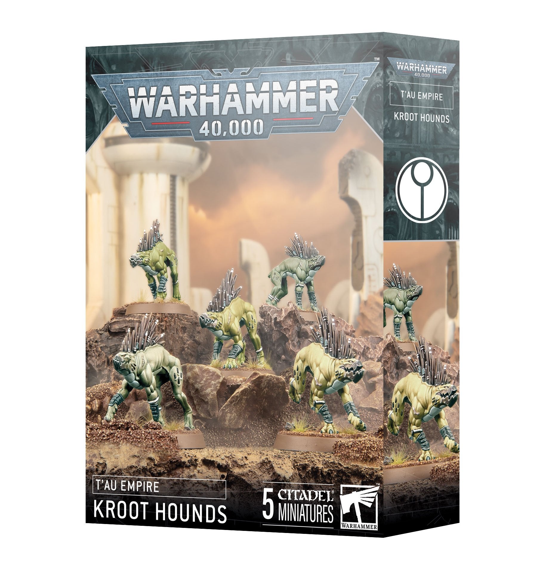 T'au Empire Kroot Hounds - Dark Crystal Cards