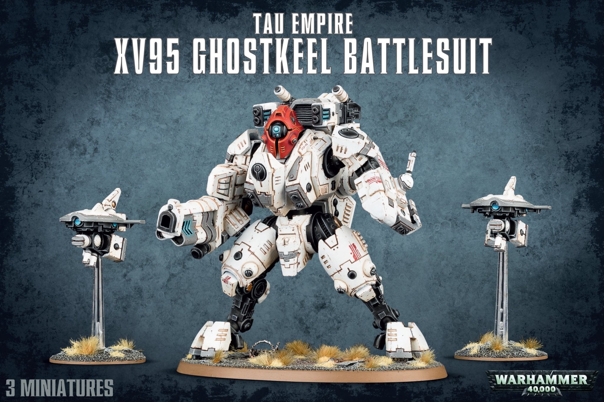 Tau XV95 Ghostkeel Battlesuit - Dark Crystal Cards