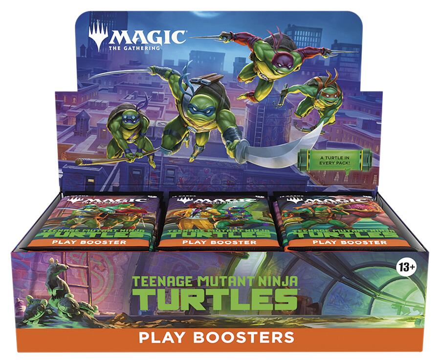 Teenage Mutant Ninja Turtles Play Booster Display Pre - Order - Dark Crystal Cards