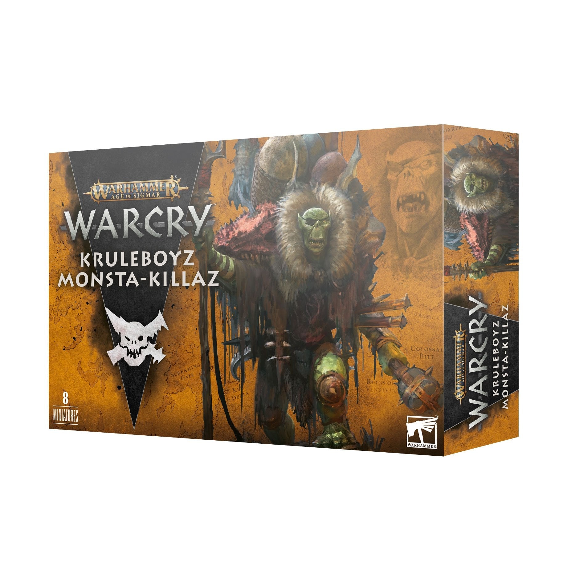 Warcry Orruk Kruleboyz Da Monsta Killaz - Dark Crystal Cards