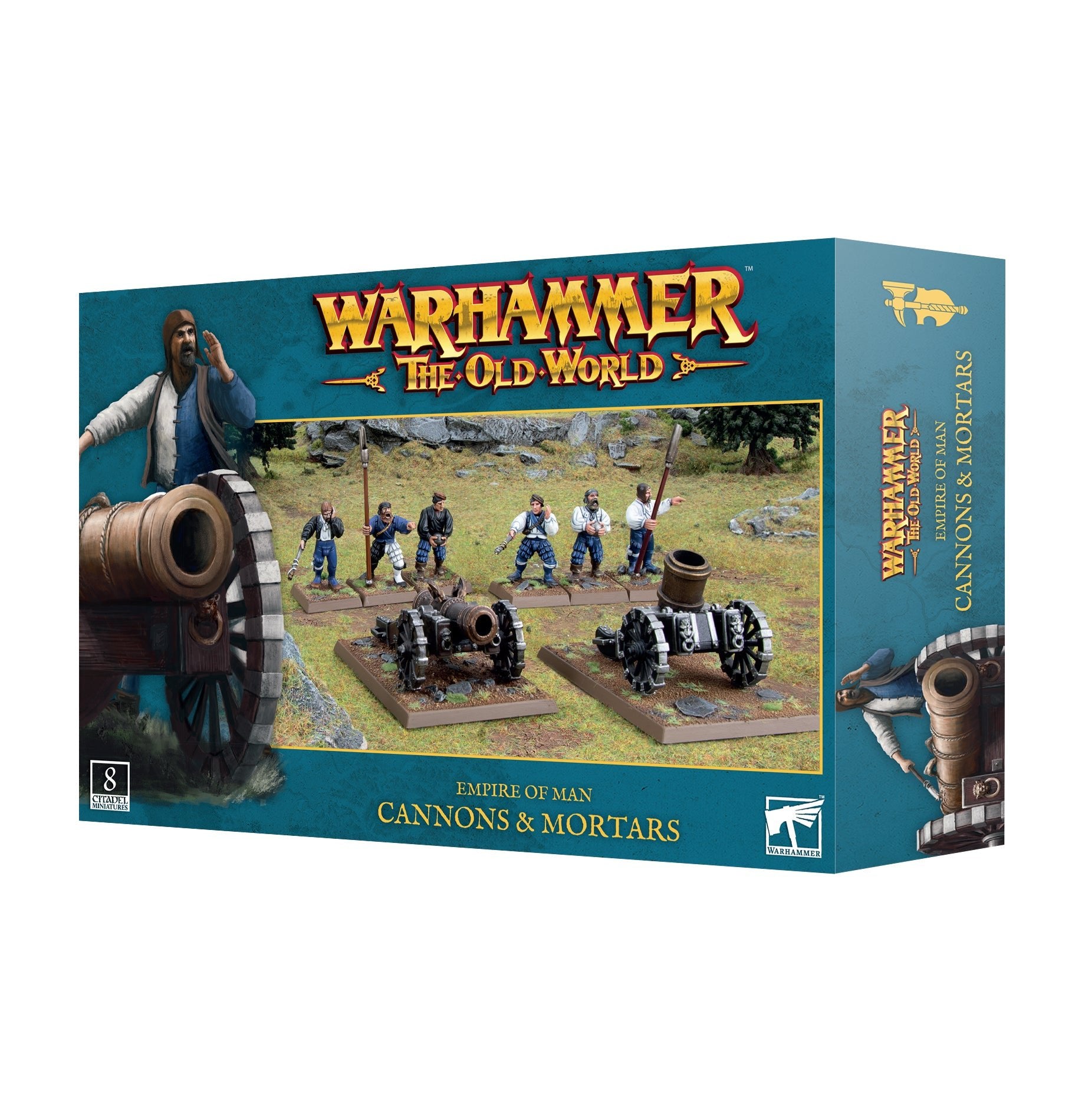 Warhammer The Old World Empire of Man Cannons and Mortars Pre - order - Dark Crystal Cards